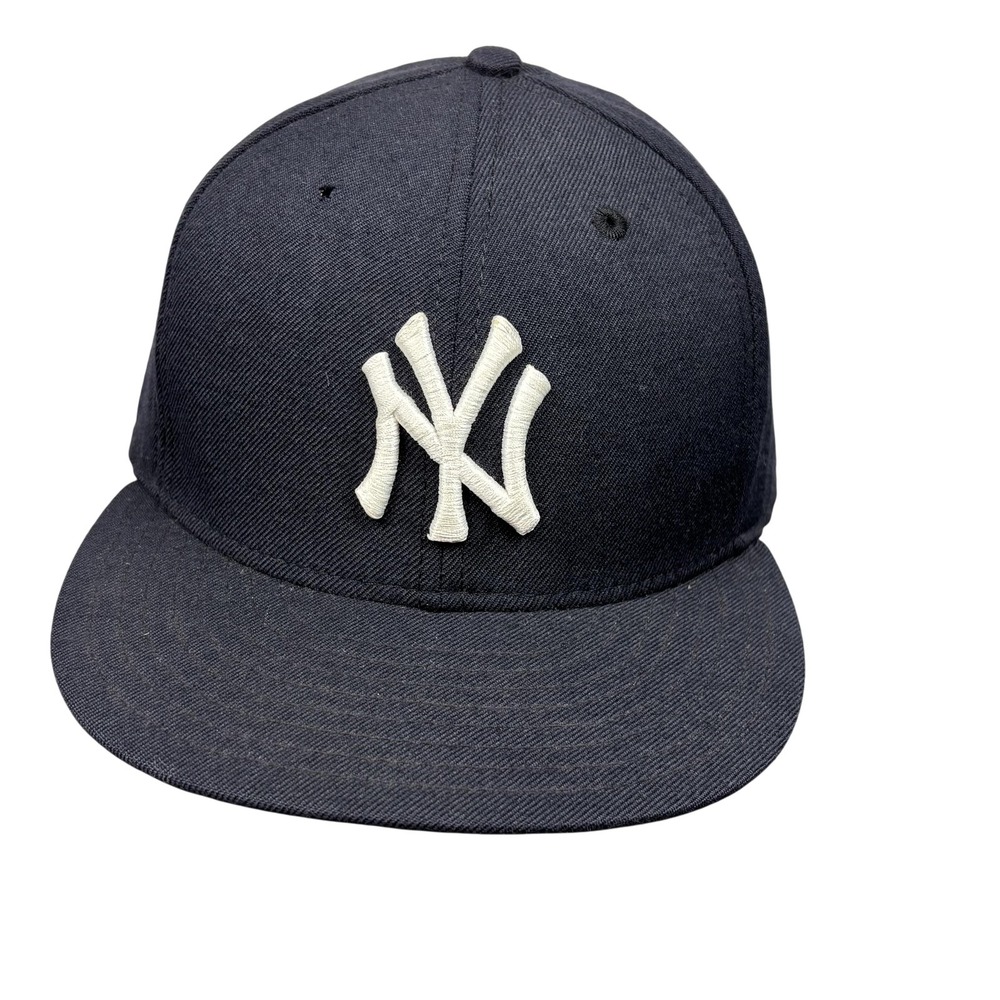 New York Yankees Hat Cap Fitted Mens 7 3/4 Navy MLB Baseball 59FIFTY New Era